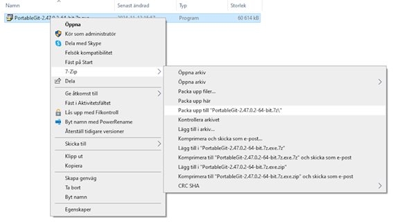 Extracted Git files