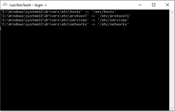 Git Bash terminal